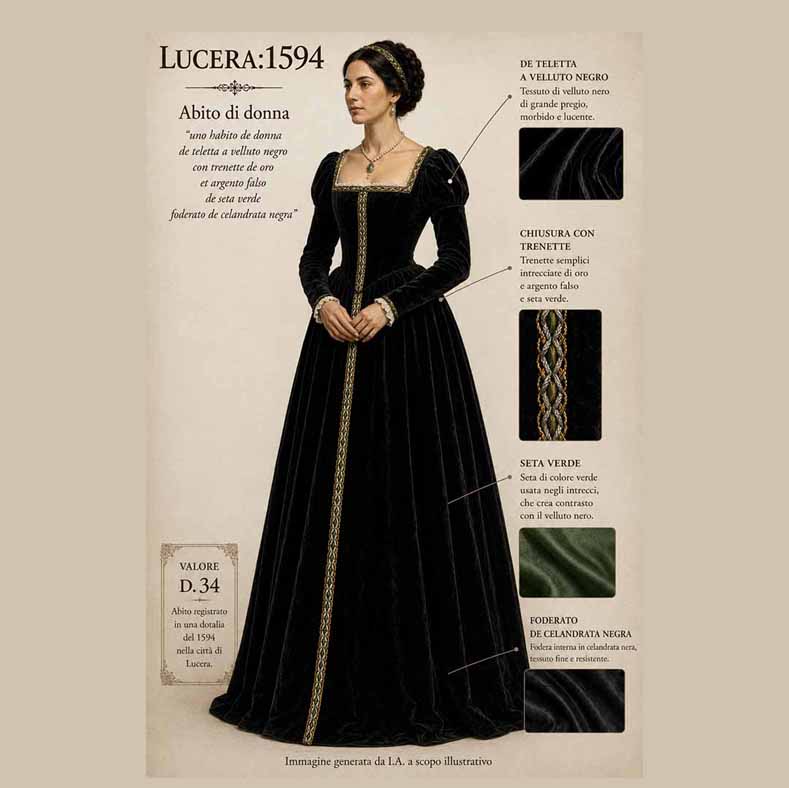 LA DONNA DI LUCERA: COSTUME, RICAMO E CULTURA TESSILE TRA SETTECENTO E OTTOCENTO